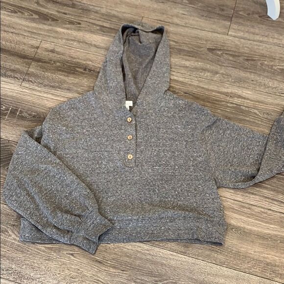 Le Lis Button detail hoodie - Picture 5 of 6